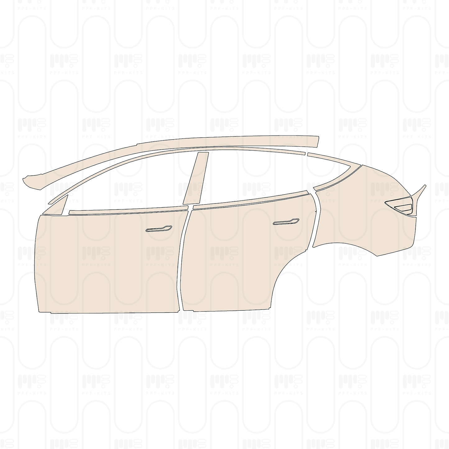 PPF prédécoupé Tesla Model Y Performance 2024