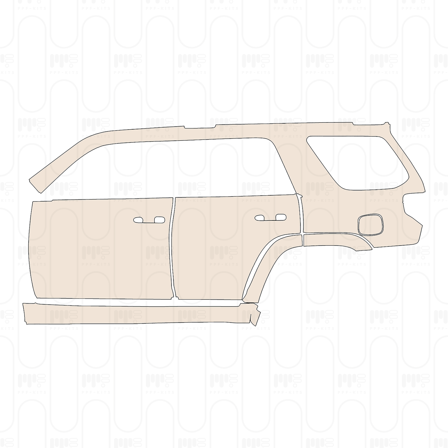PPF prédécoupé Toyota 4 Runner Limited 2023