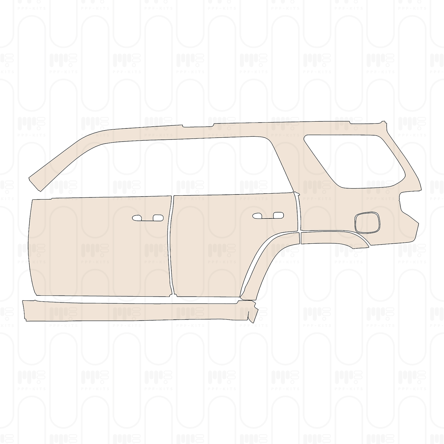 PPF prédécoupé Toyota 4 Runner TRD Sport 2023