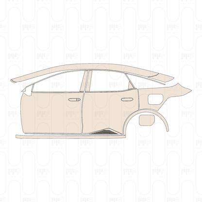 PPF prédécoupé Toyota bZ3 2023