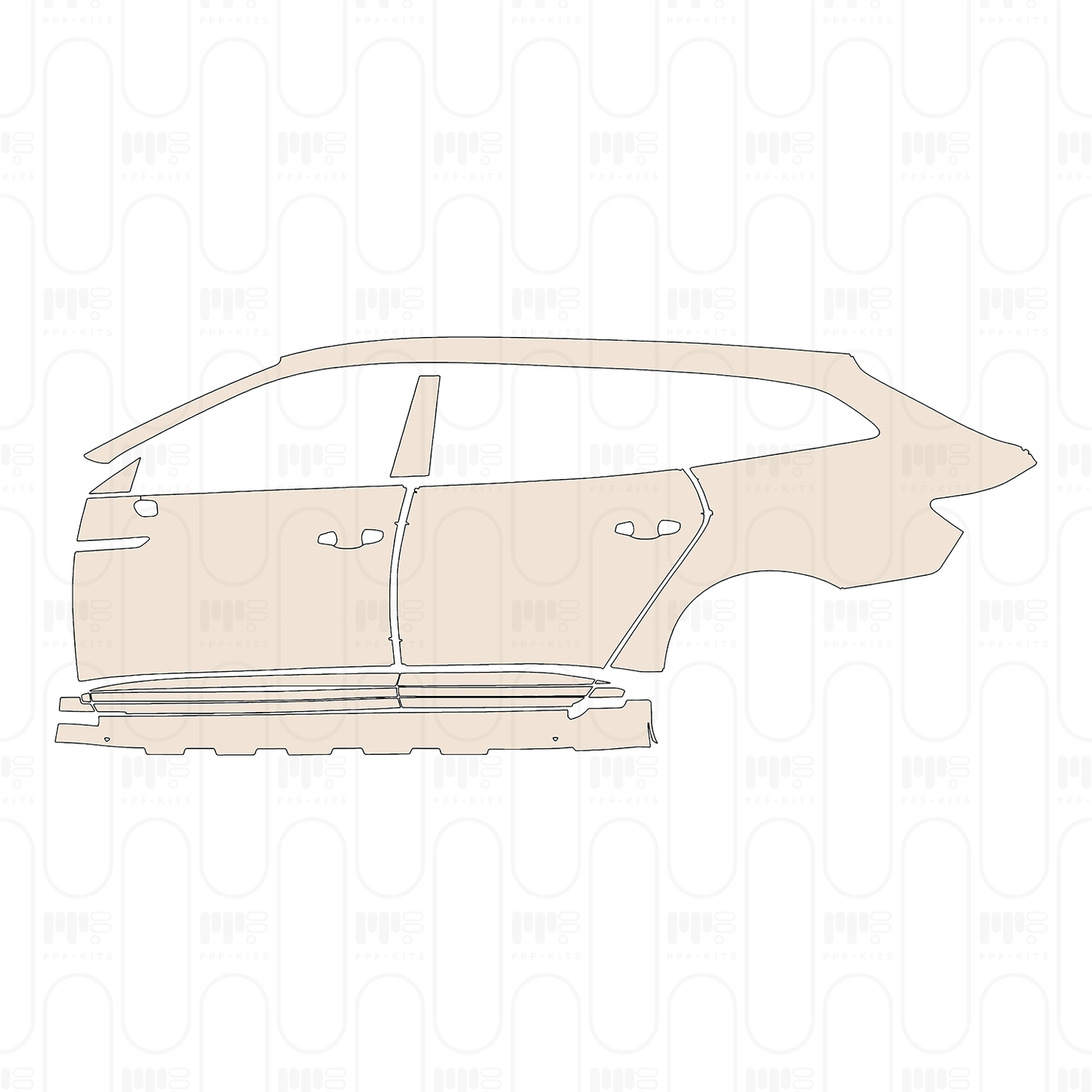 PPF prédécoupé Volkswagen Arteon Shooting Brake R 2023