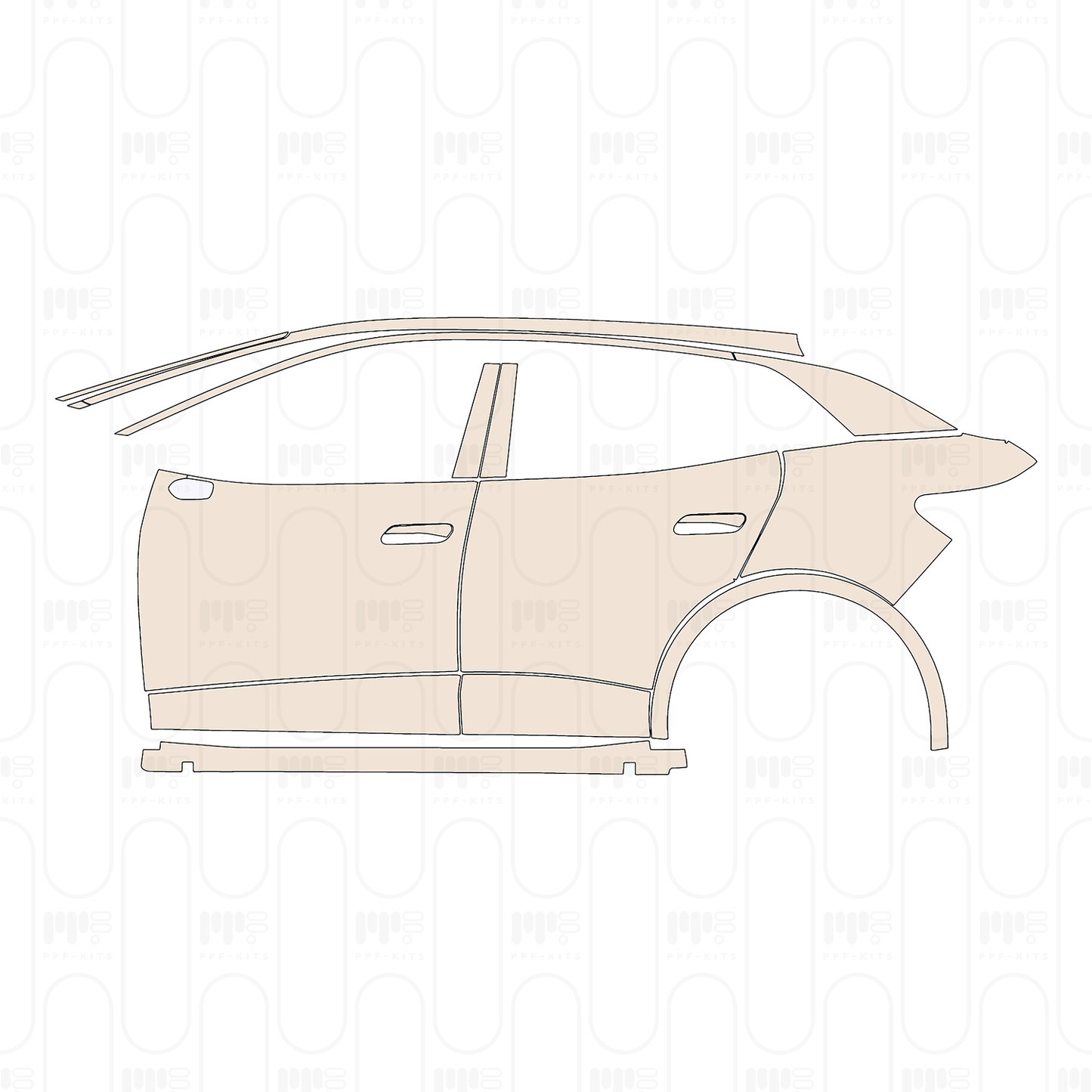 PPF prédécoupé Volkswagen ID.4 GTX 2023