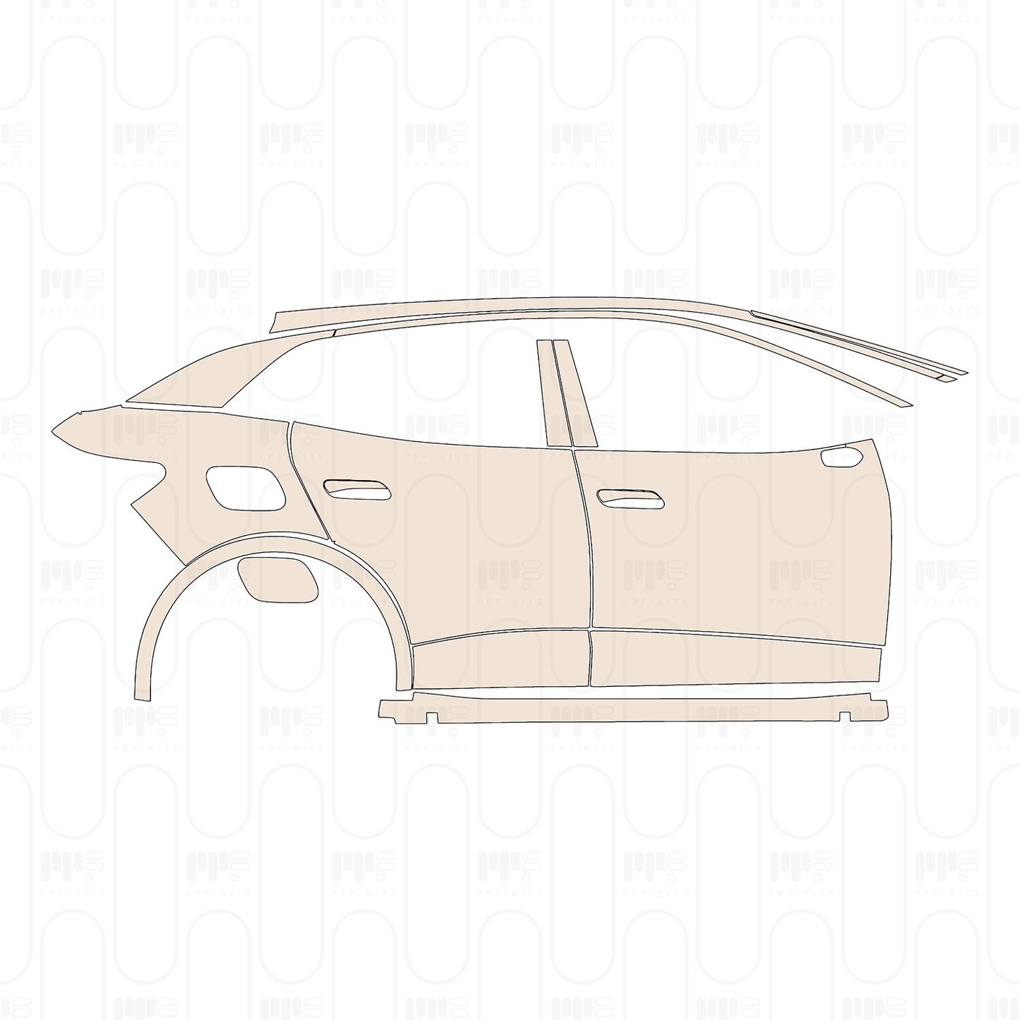 PPF prédécoupé Volkswagen ID.4 Base 2023
