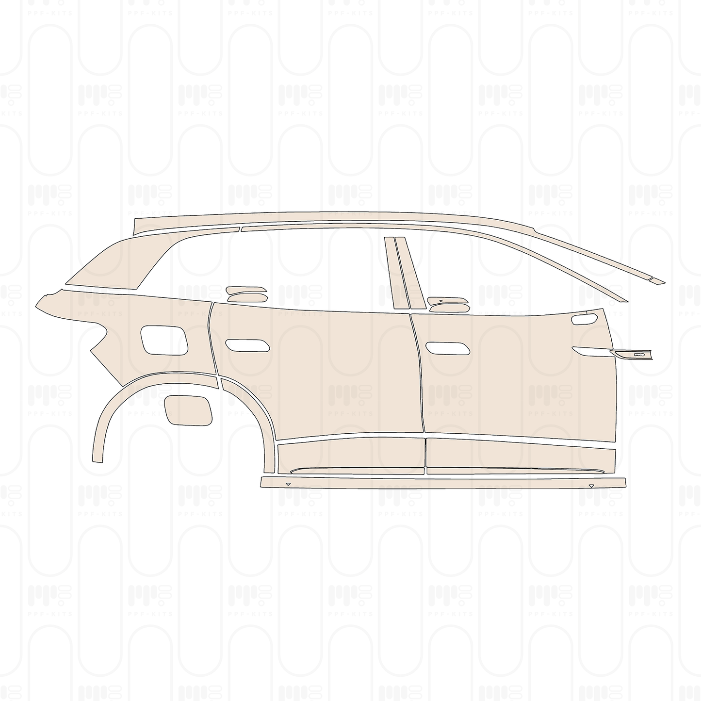 PPF prédécoupé Volkswagen ID.6 Crozz 2023