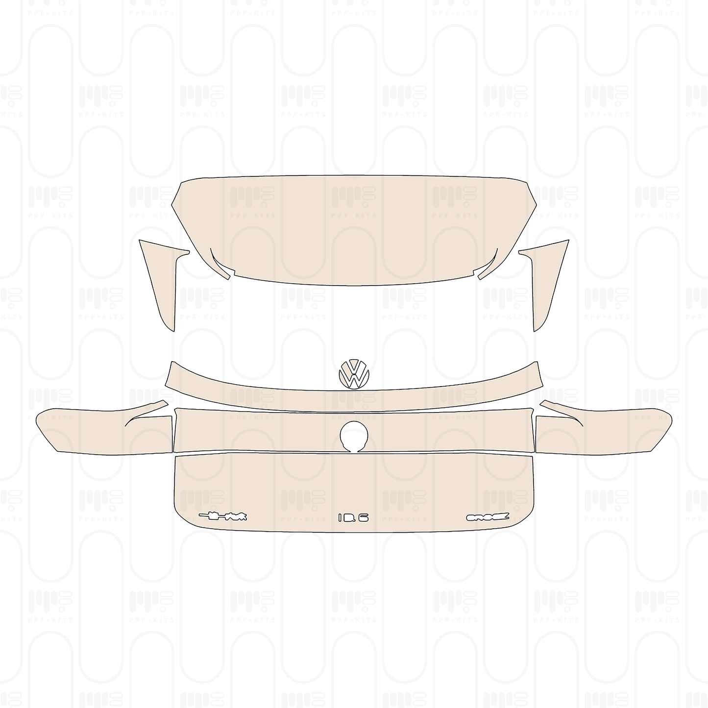 PPF prédécoupé Volkswagen ID.6 Crozz 2023