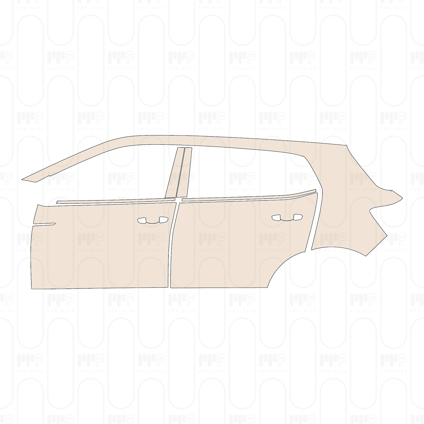 PPF prédécoupé Volkswagen Tacqua R-Line 2022