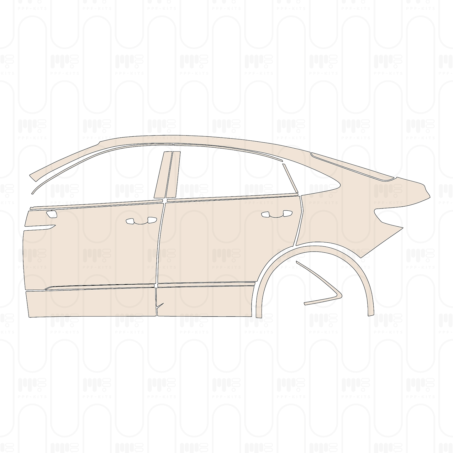 PPF prédécoupé Volkswagen Tiguan X 2023