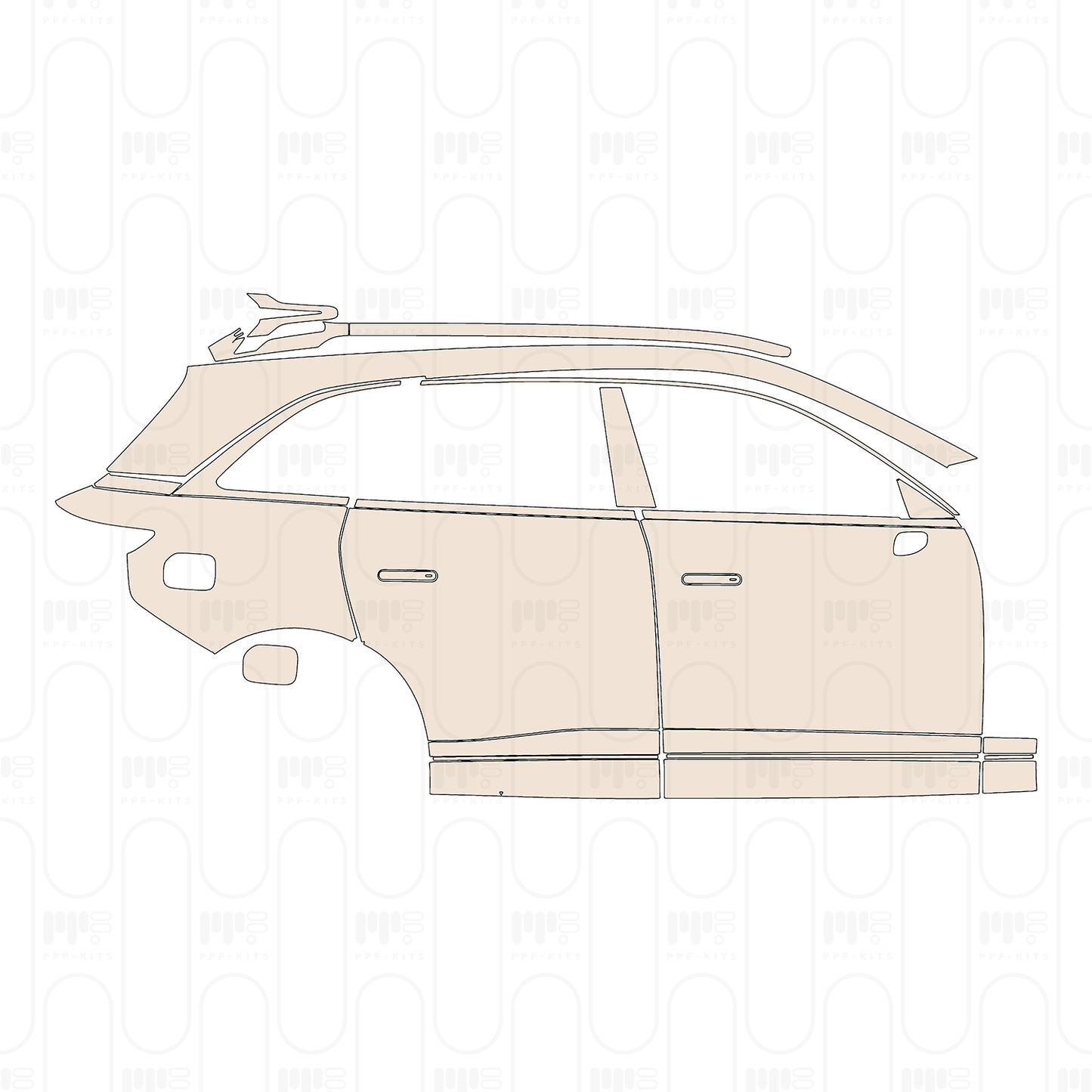 PPF prédécoupé Xpeng G9 2023
