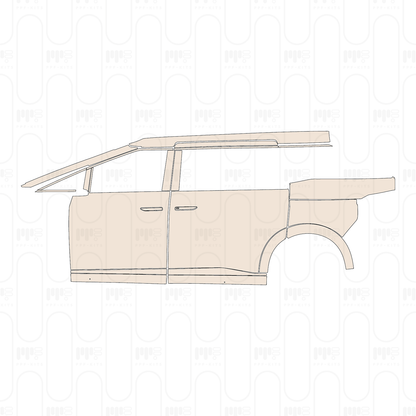 PPF prédécoupé Xpeng X9 2024