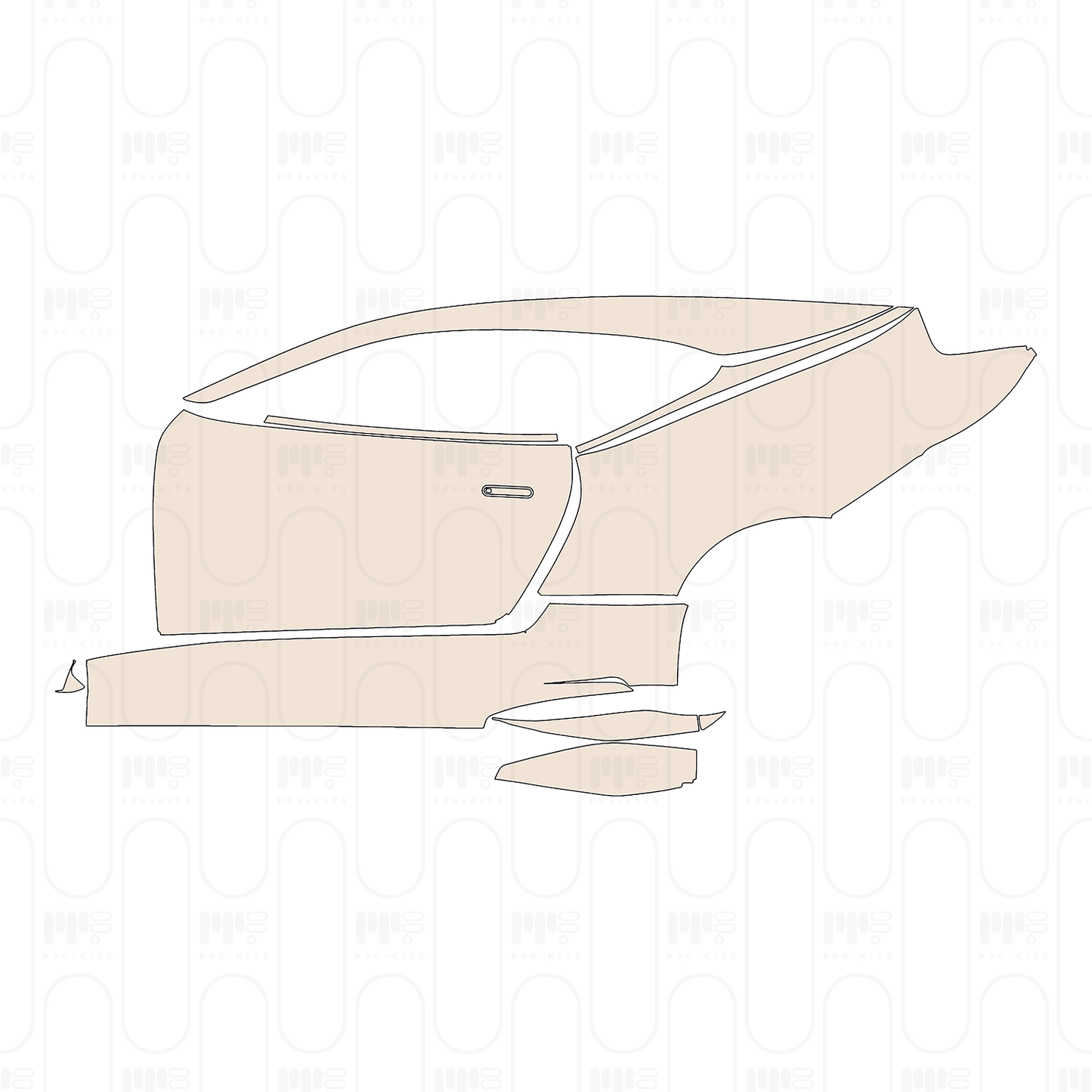 PPF prédécoupé Aston Martin DBS 770 Ultimate Coupe 2023