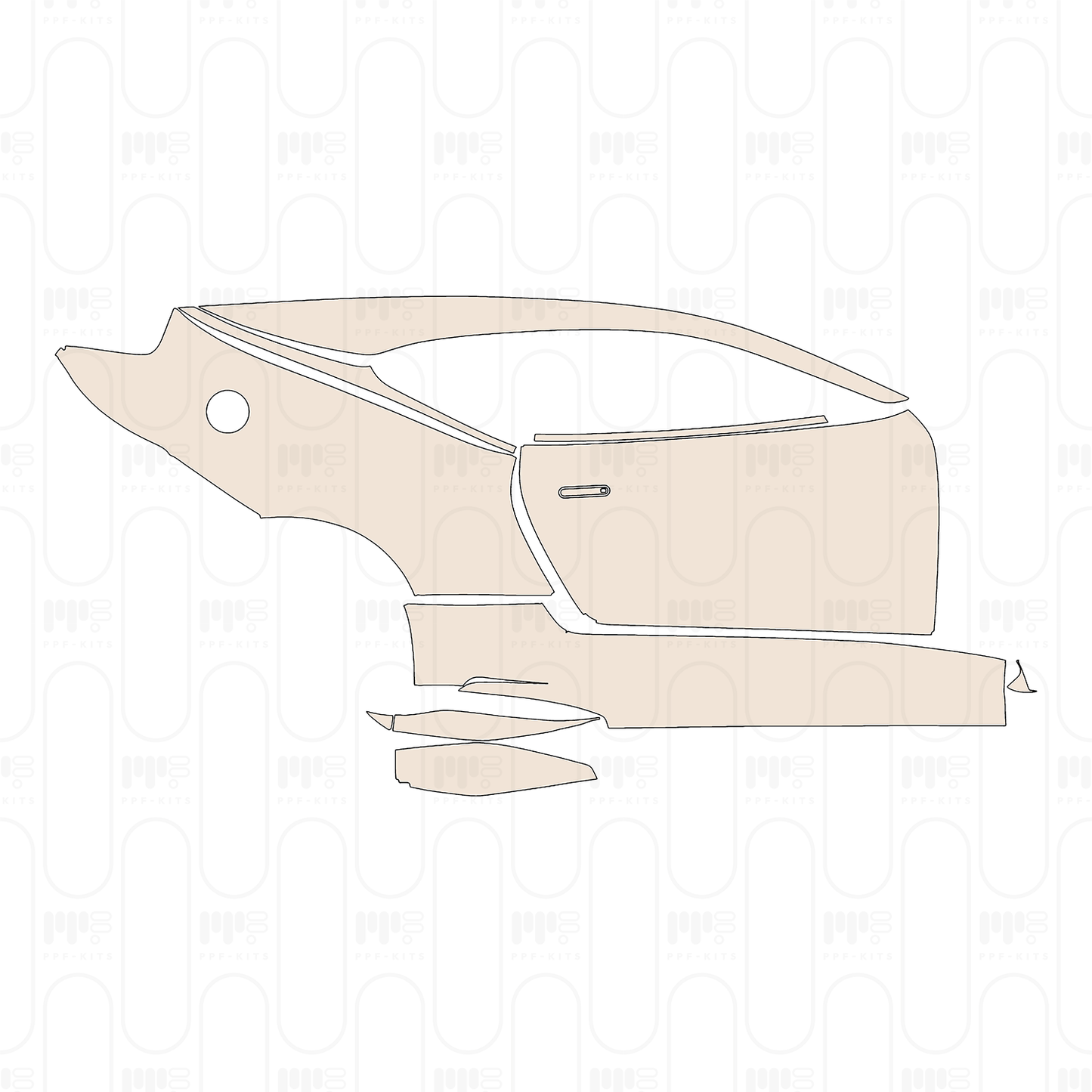 PPF prédécoupé Aston Martin DBS 770 Ultimate Coupe 2023