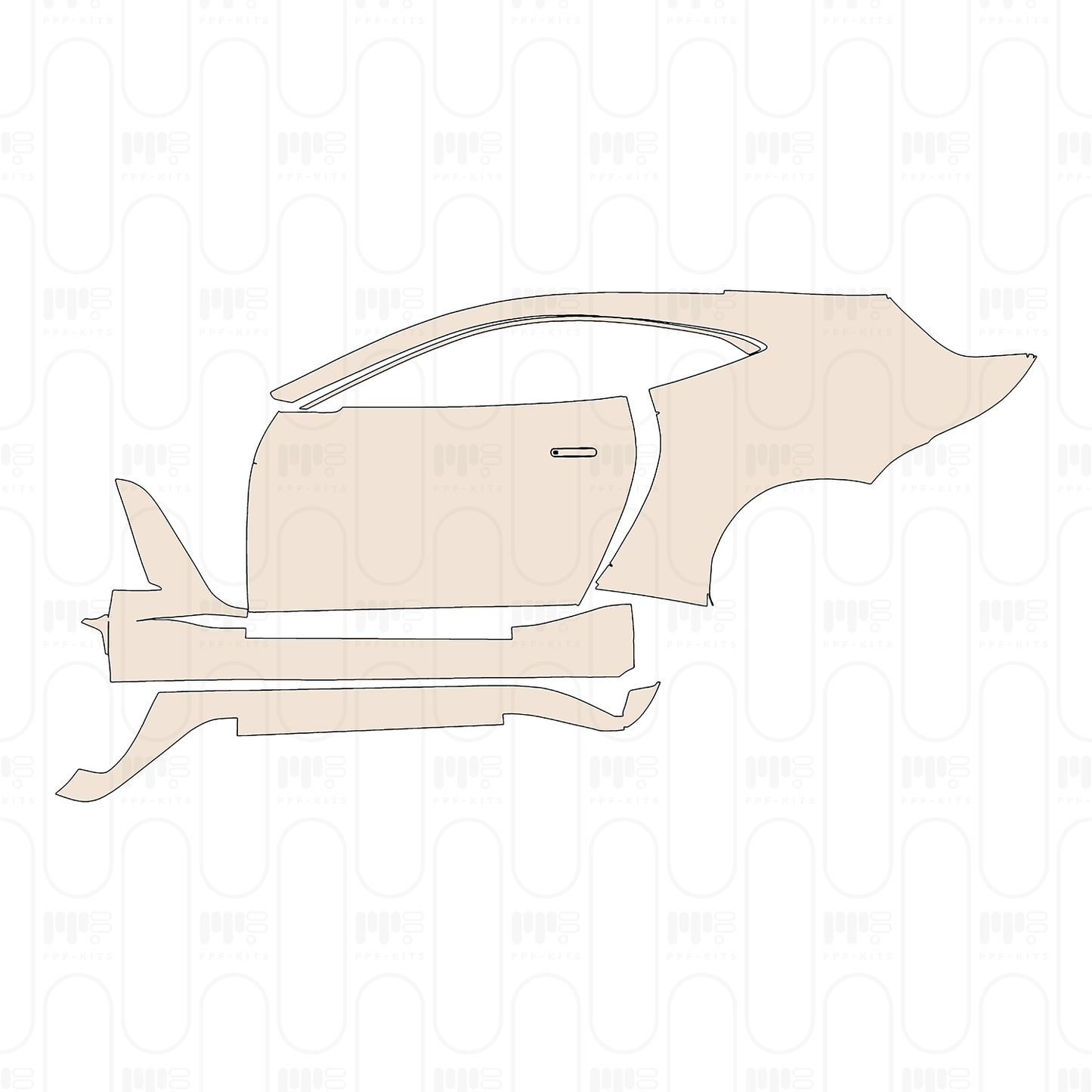 PPF prédécoupé Aston Martin Vantage V12 Coupe 2022