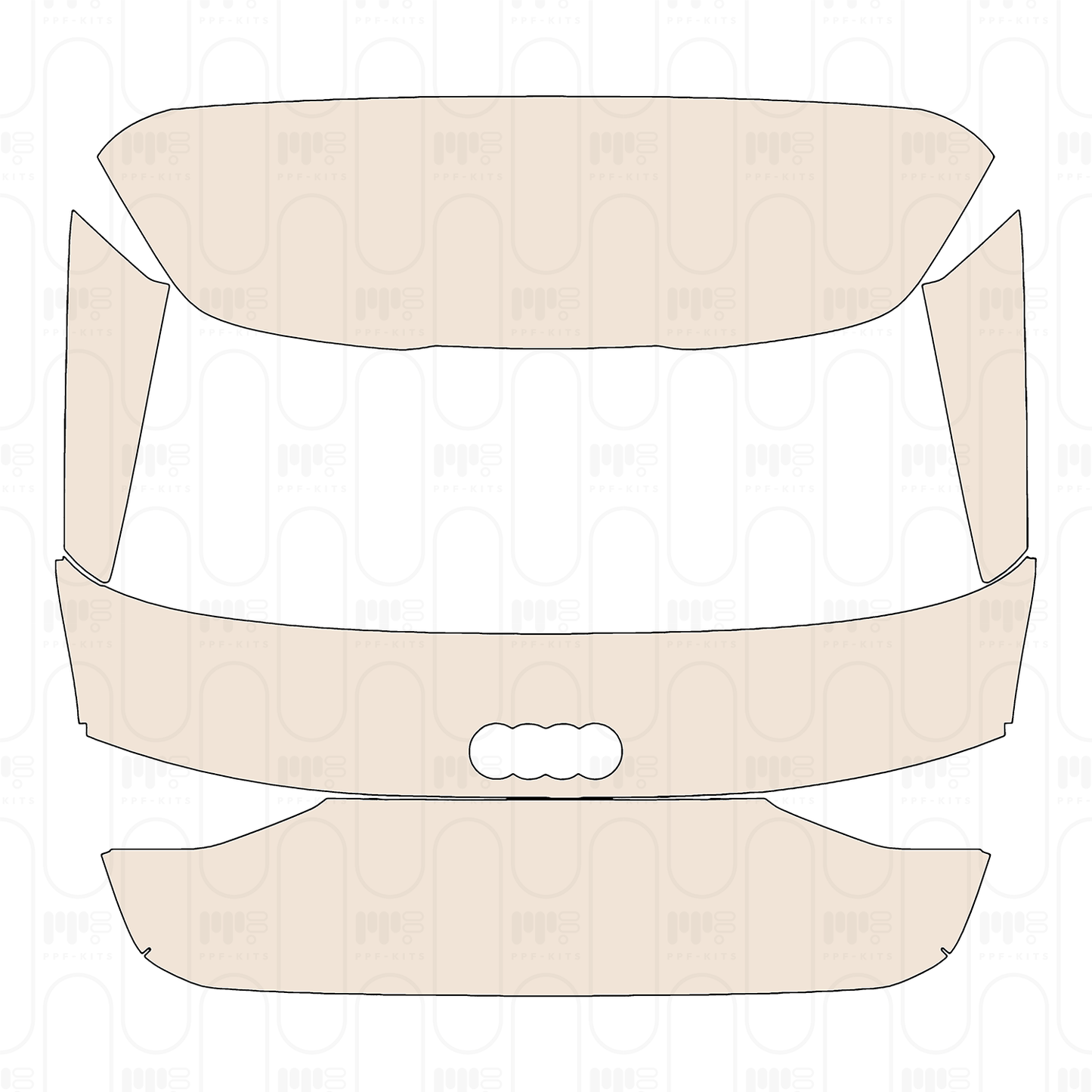 PPF prédécoupé Audi A3 Sportback Base 2022