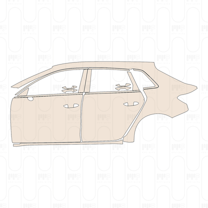 PPF prédécoupé Audi A3 Sportback Base 2022
