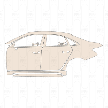 PPF prédécoupé Audi A3 Sedan RS3 2022