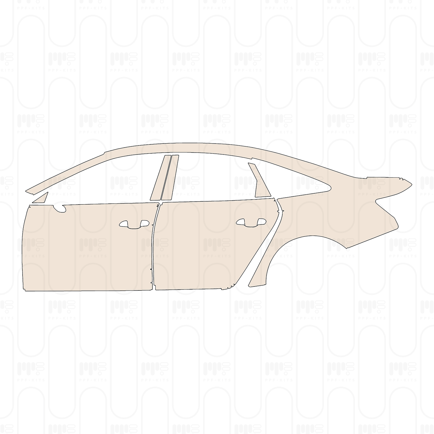 PPF prédécoupé Audi A6 Base 2022