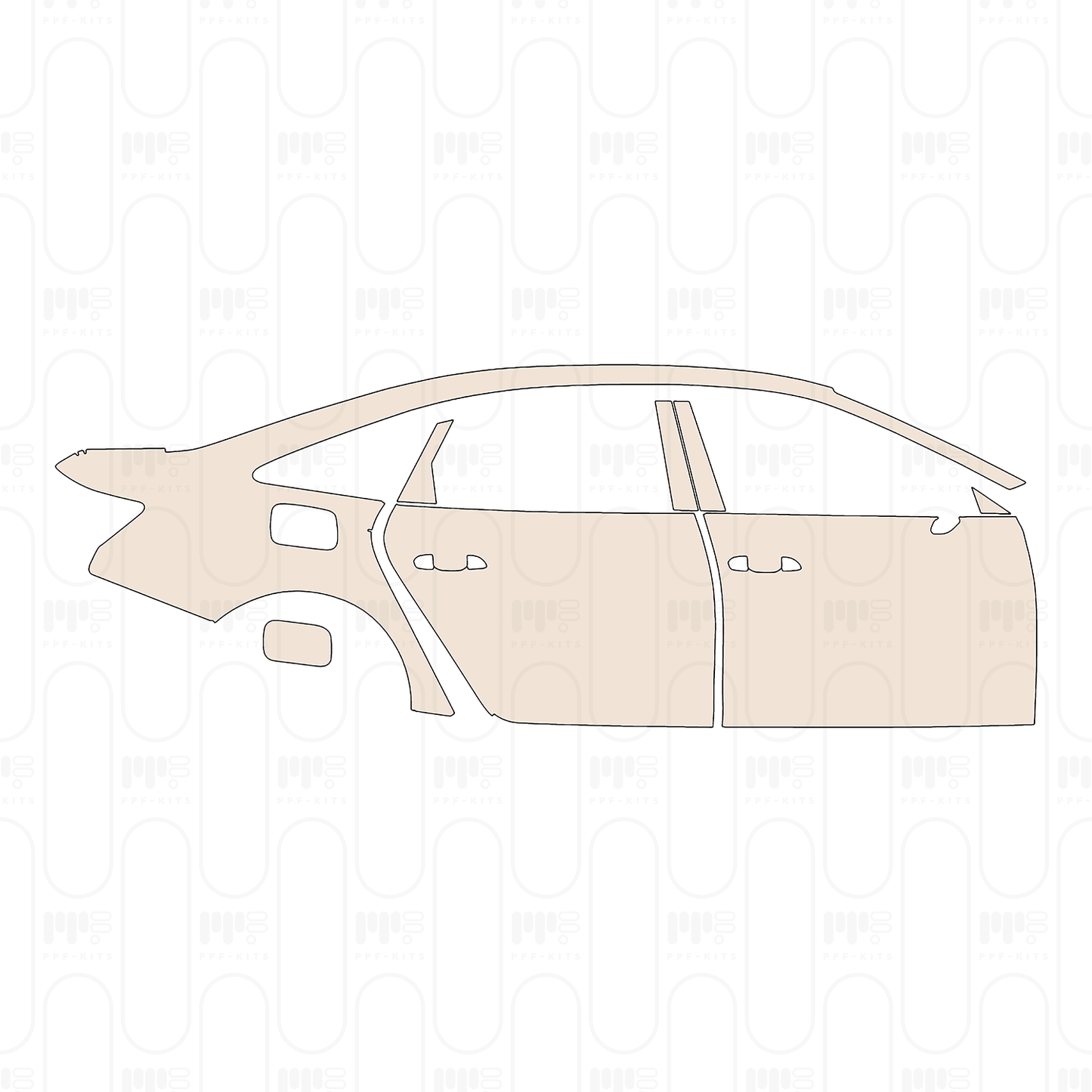 PPF prédécoupé Audi A6 A6L S-Line 2022
