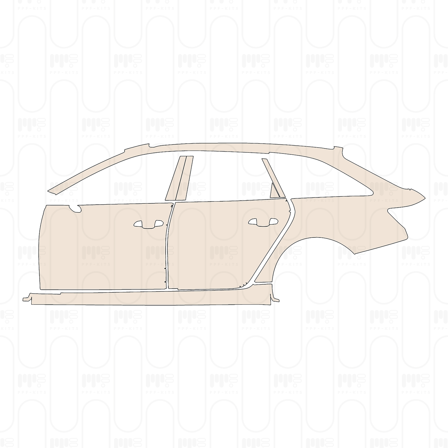 PPF prédécoupé Audi A6 Avant Base 2022