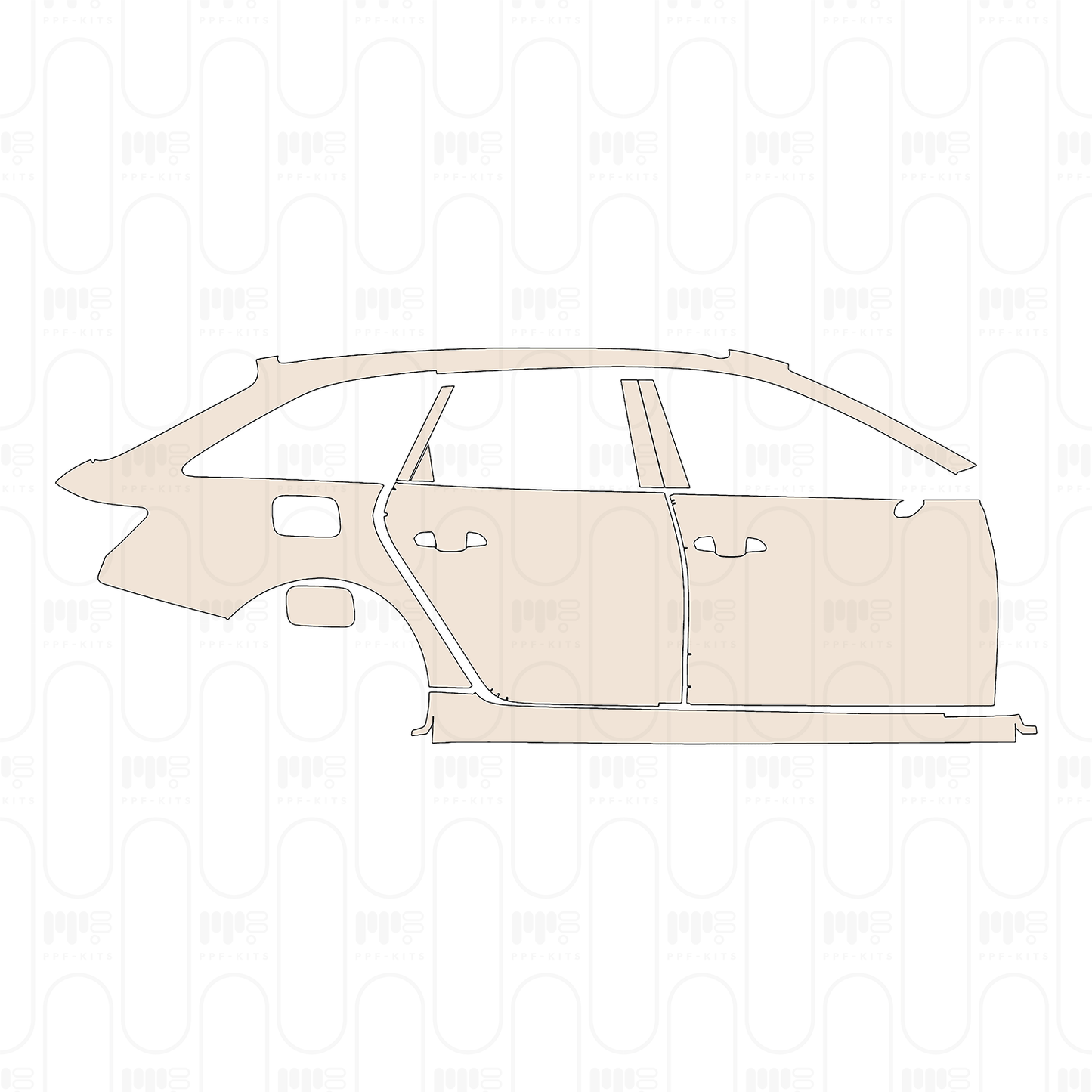 PPF prédécoupé Audi A6 Avant Base 2022