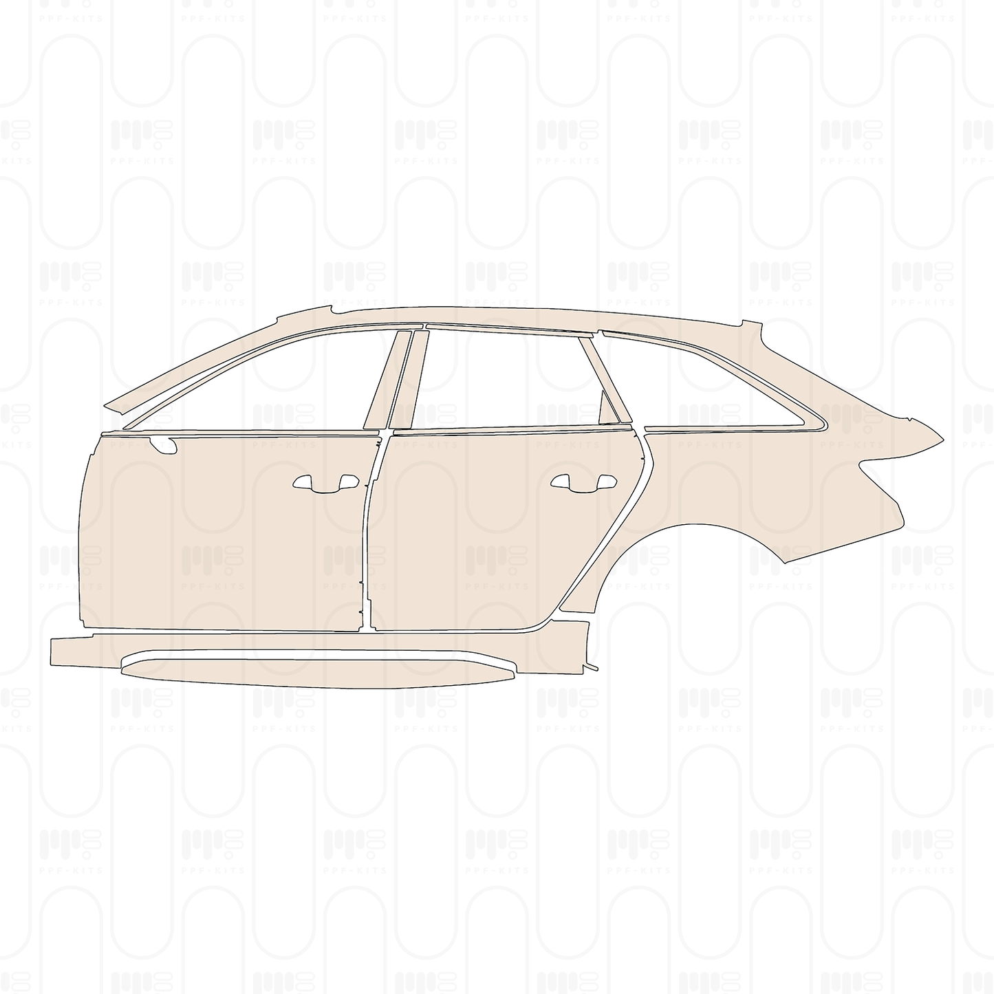 PPF prédécoupé Audi A6 RS6 Avant 2022