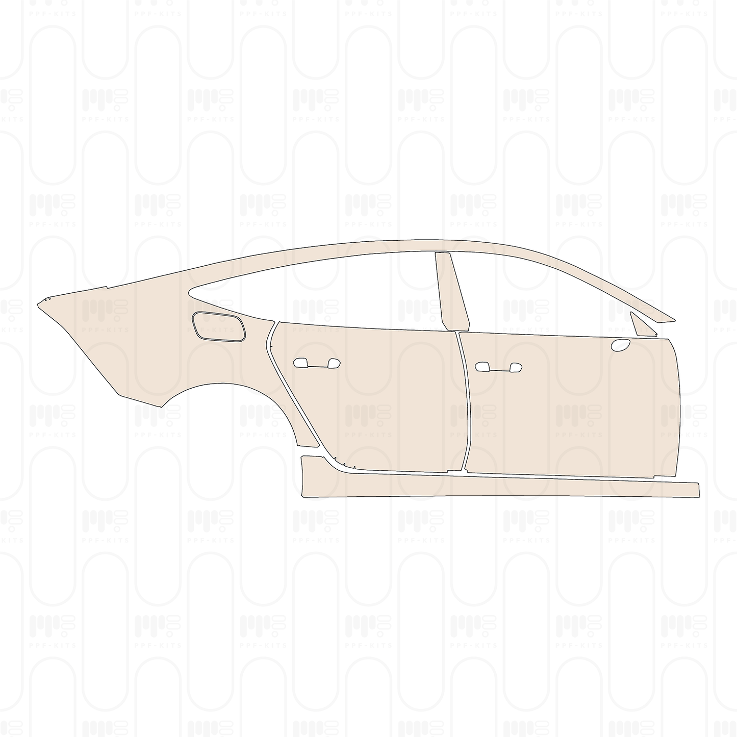 PPF prédécoupé Audi A7 Sportback Base 2022