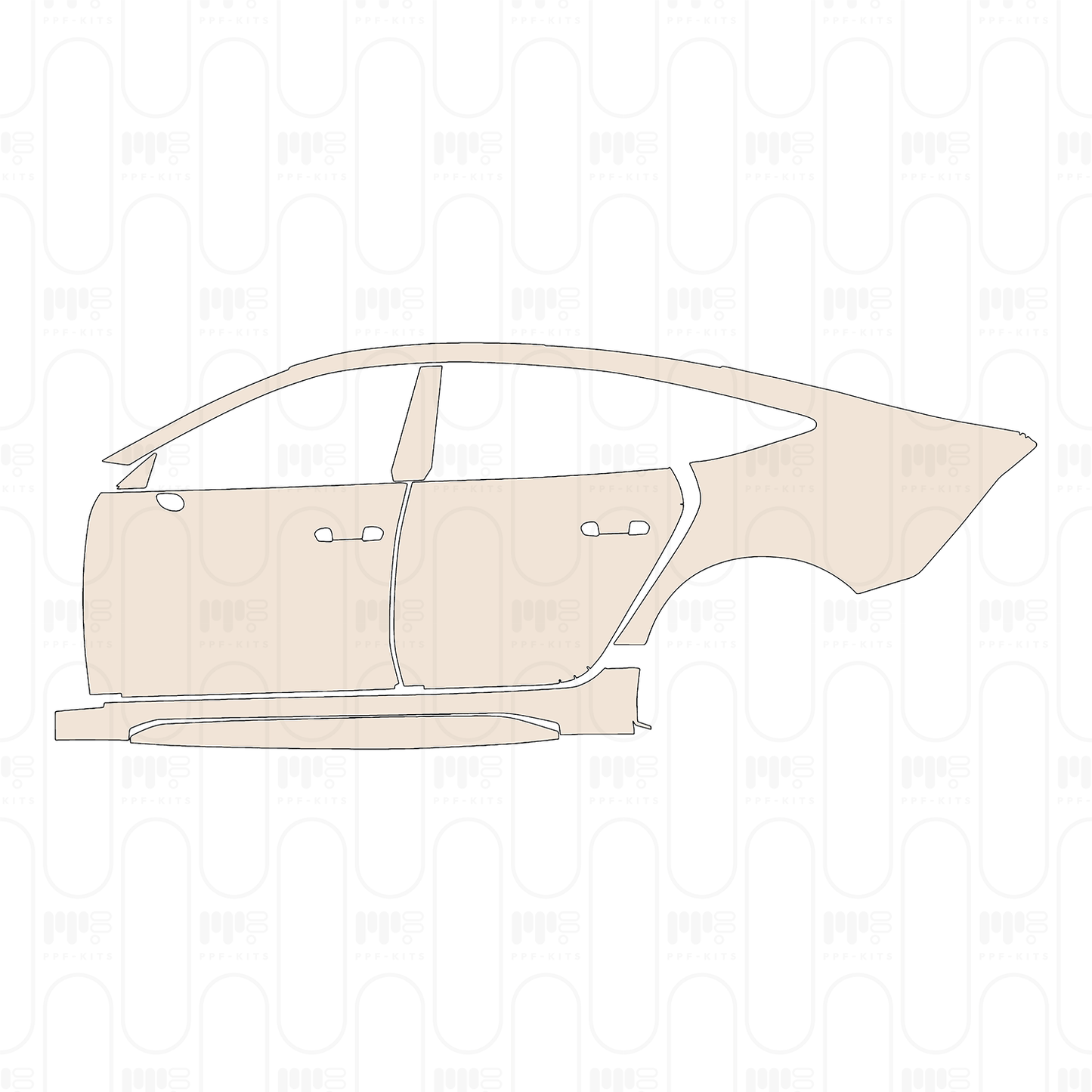 PPF prédécoupé Audi A7 RS7 Sportback 2022