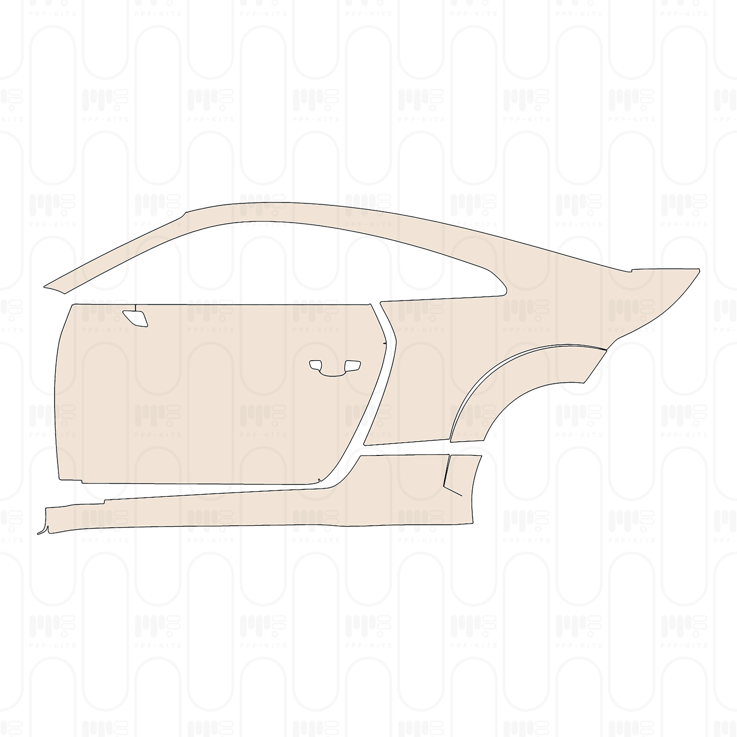 PPF prédécoupé Audi TT Coupe Base 2023