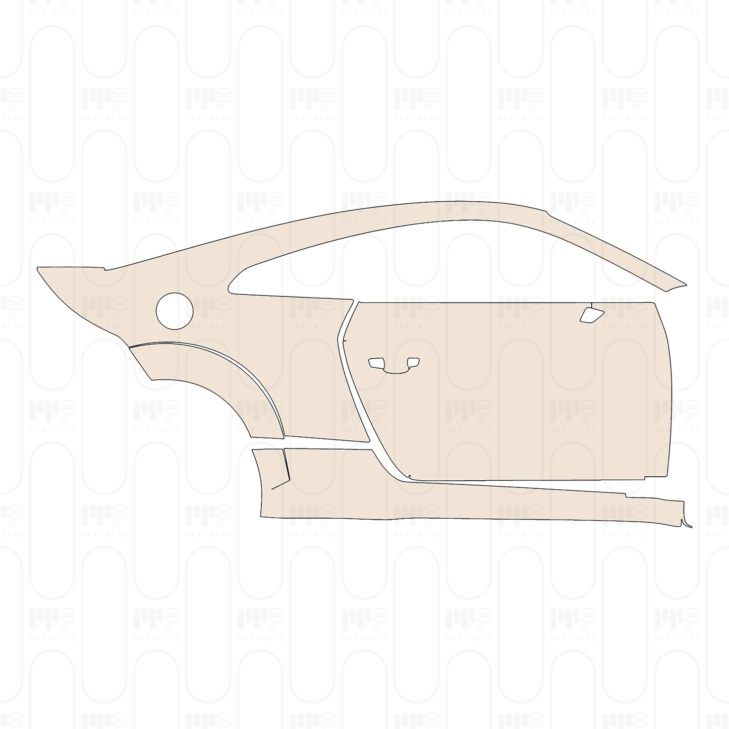 PPF prédécoupé Audi TT Coupe Base 2023