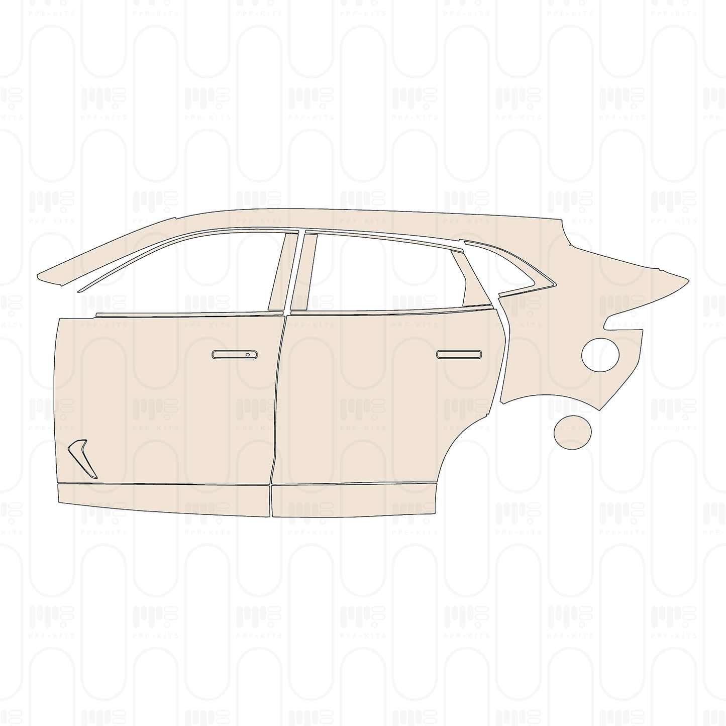 PPF prédécoupé Changan Auto UNI-K 2023