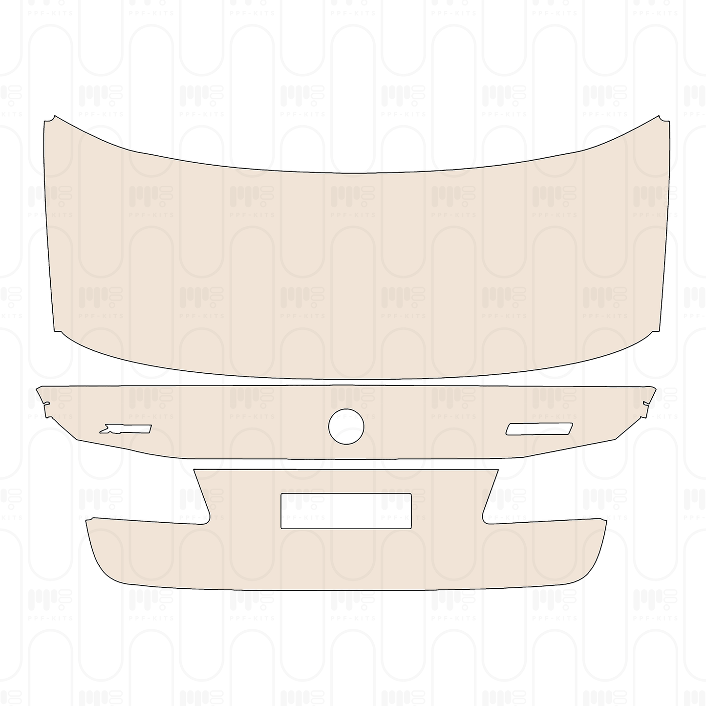 PPF prédécoupé BMW 5 Series Sedan Standard Wheelbase Base 2022