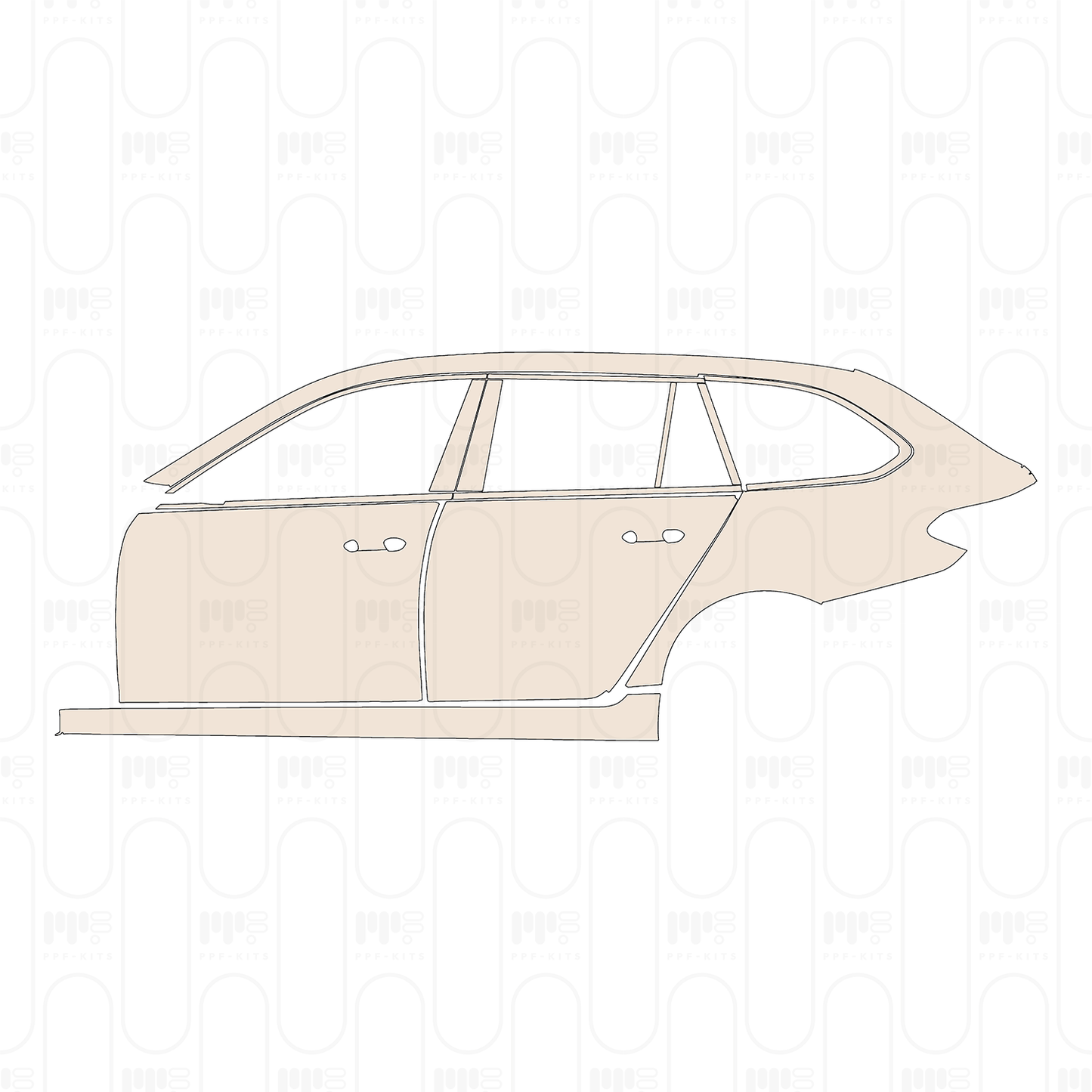 PPF prédécoupé BMW 5 Series Touring Base 2022