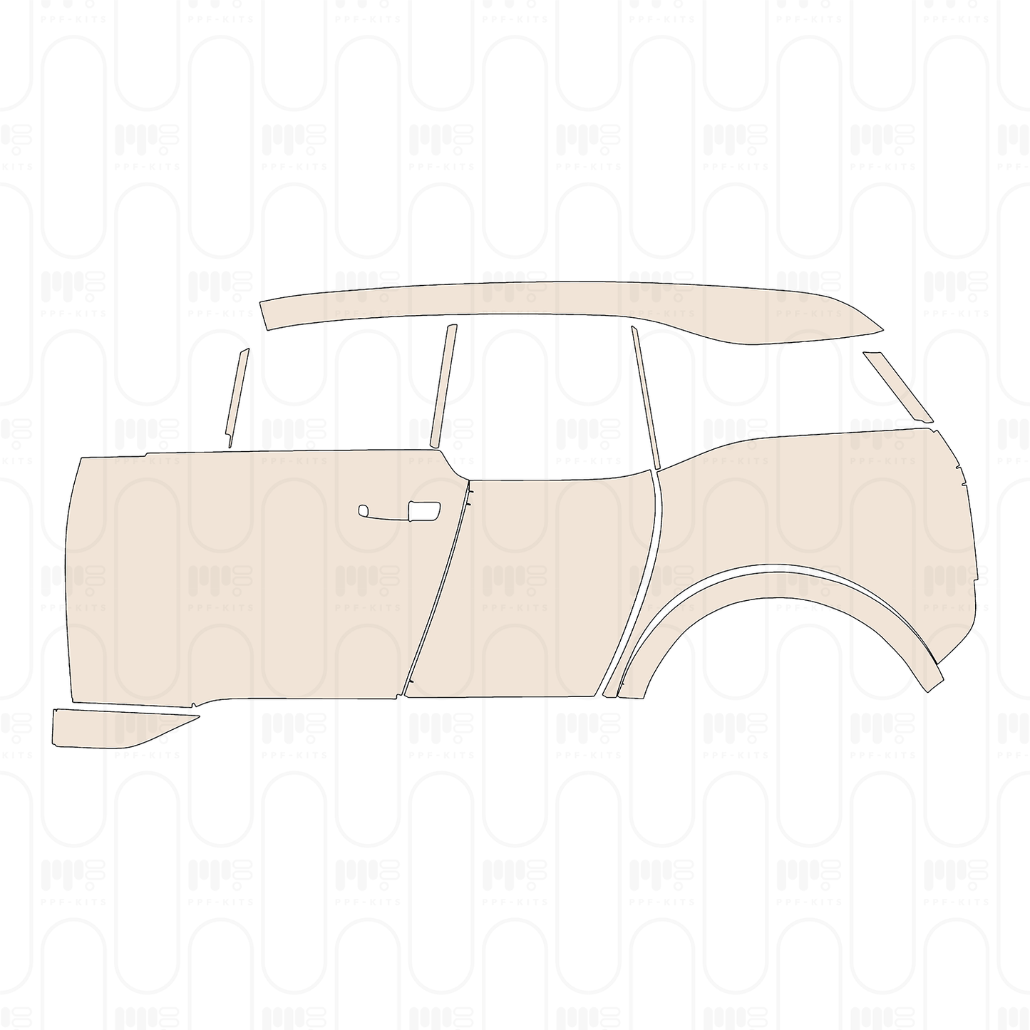 PPF prédécoupé BMW i3S 2022