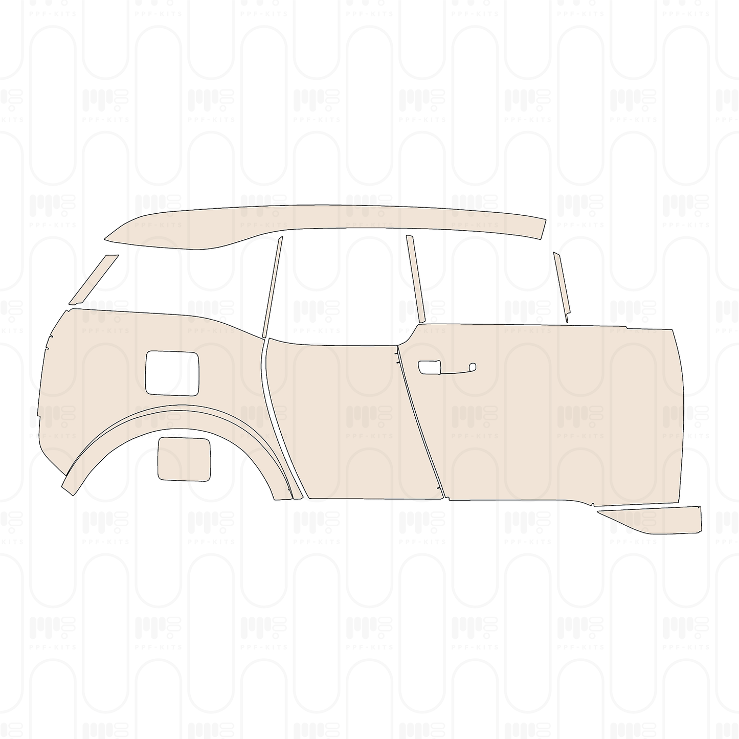 PPF prédécoupé BMW i3S 2022