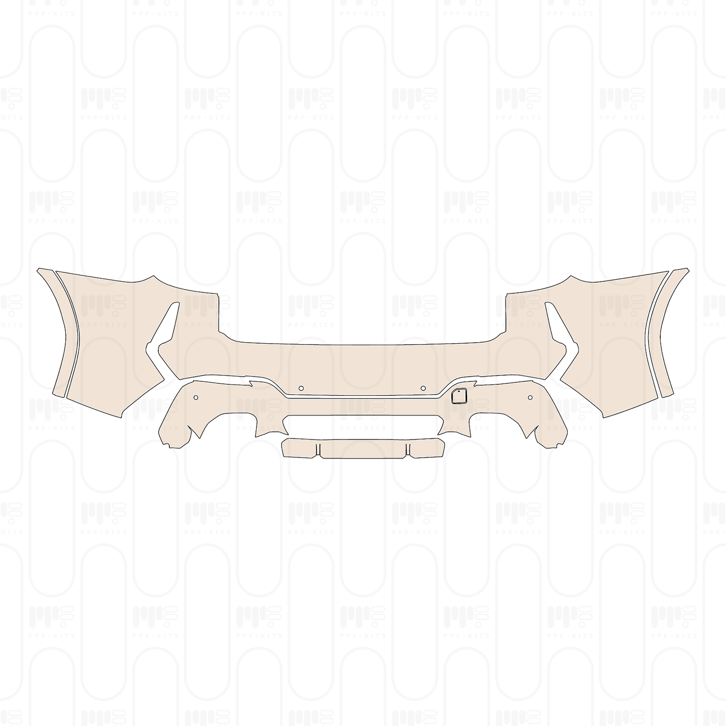 PPF prédécoupé BMW X3 Standard Wheelbase M40i 2022
