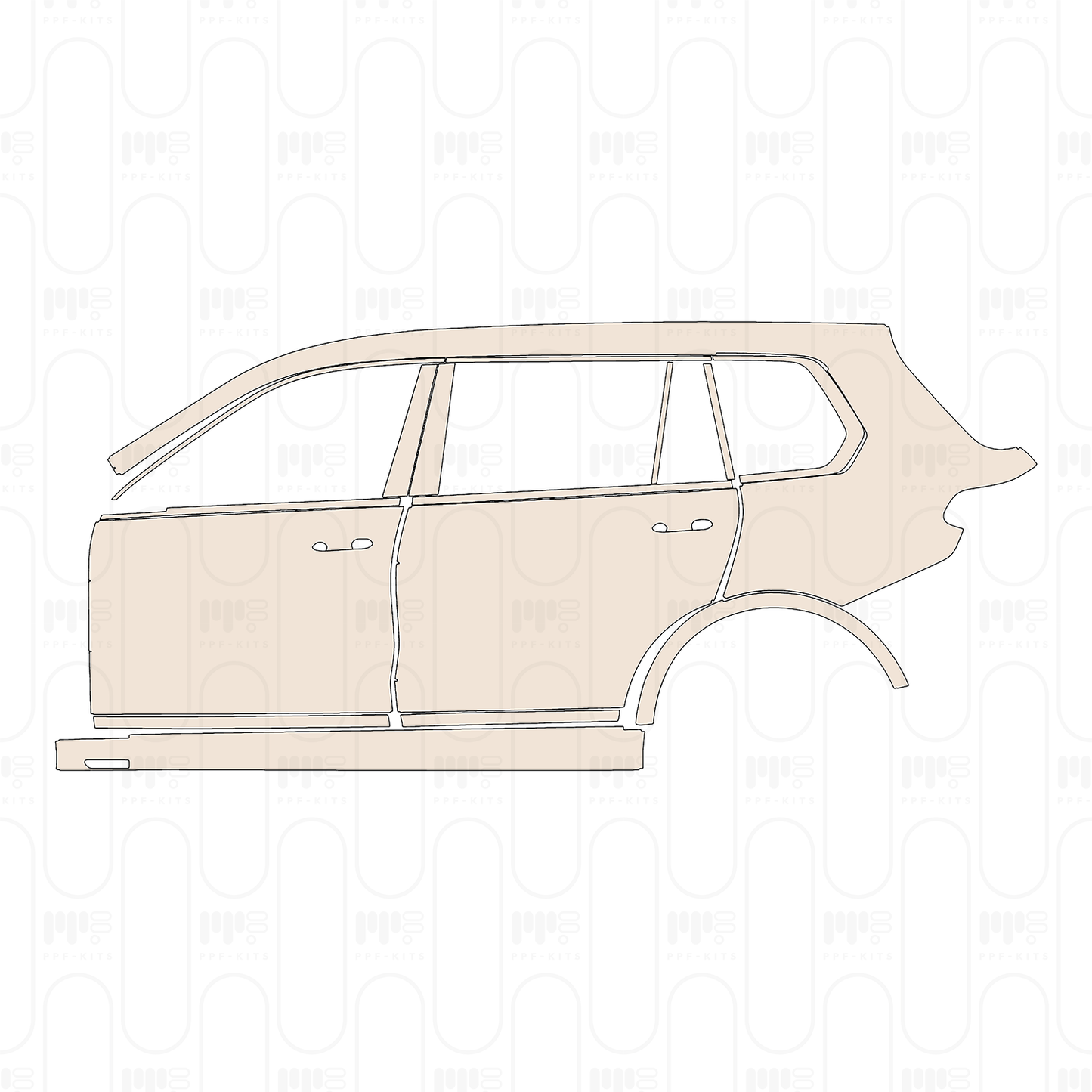 PPF prédécoupé BMW X7 Luxury 2022
