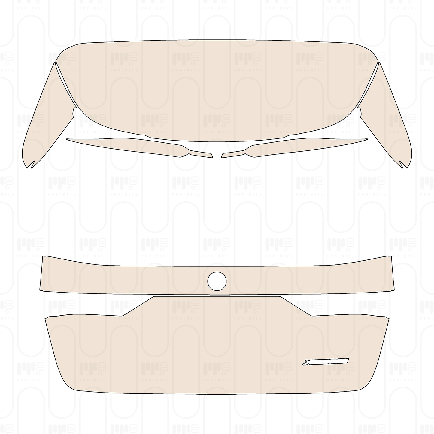 PPF prédécoupé BMW iX1 Standard Wheelbase M Sport 2023