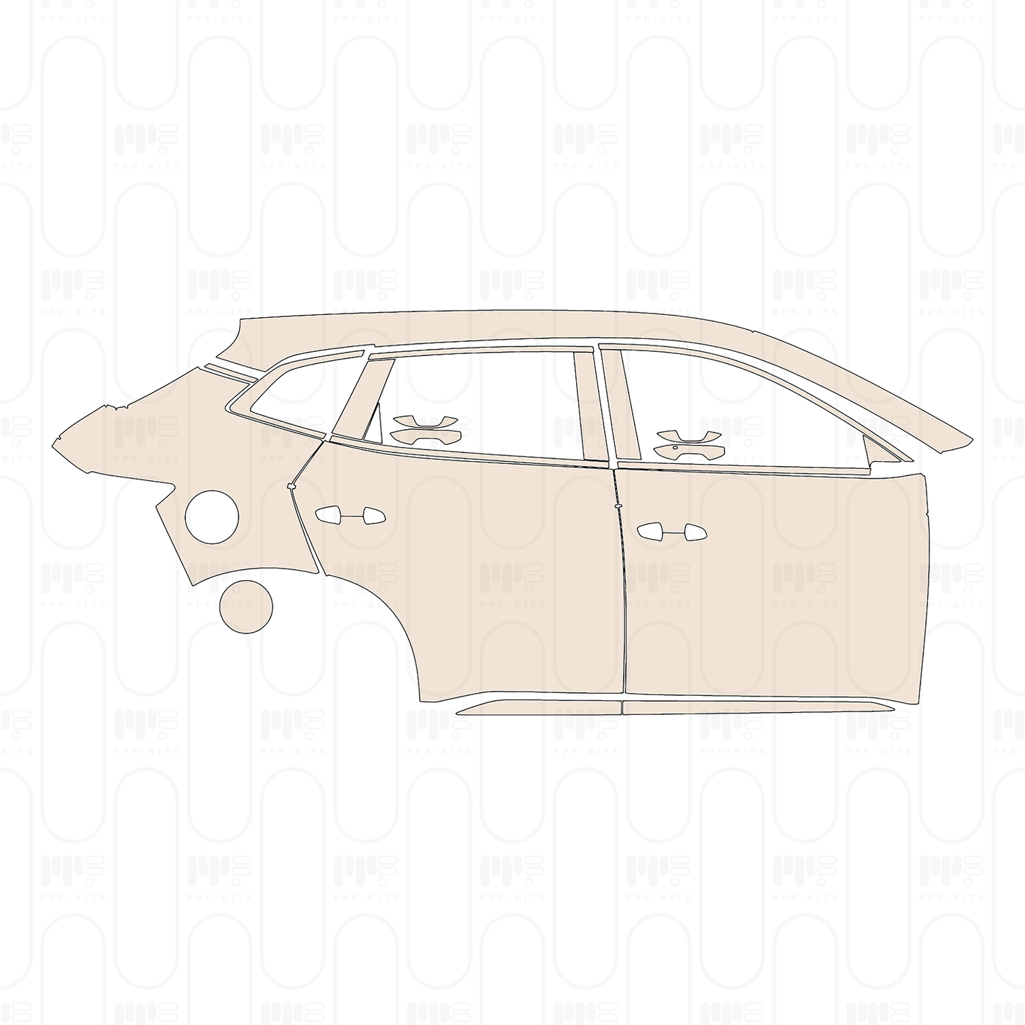 PPF prédécoupé BYD Song Plus DM-i 2022
