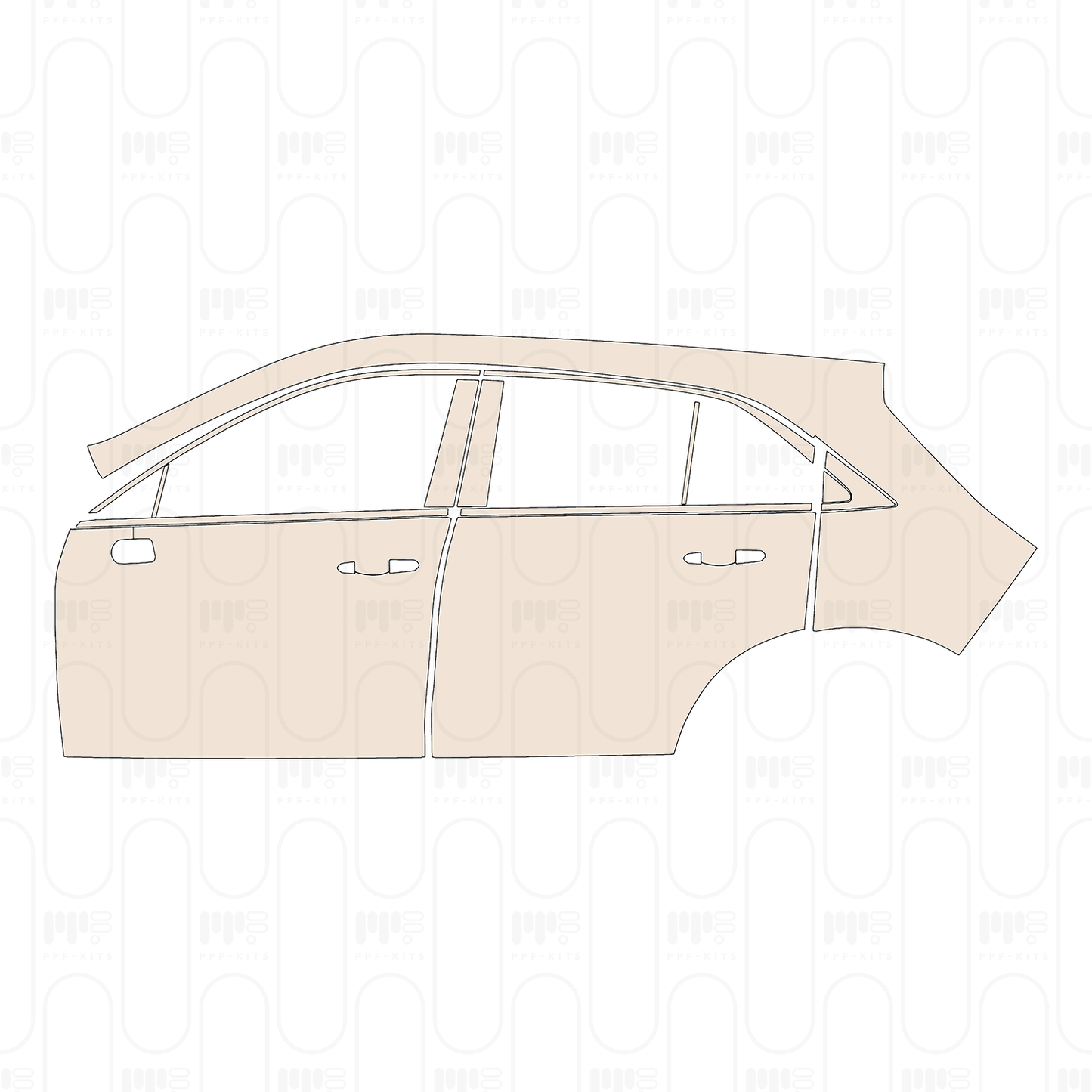 PPF prédécoupé Cadillac XT4 2022