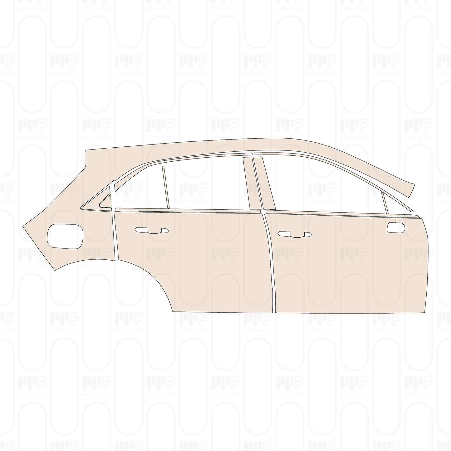 PPF prédécoupé Cadillac XT4 2022