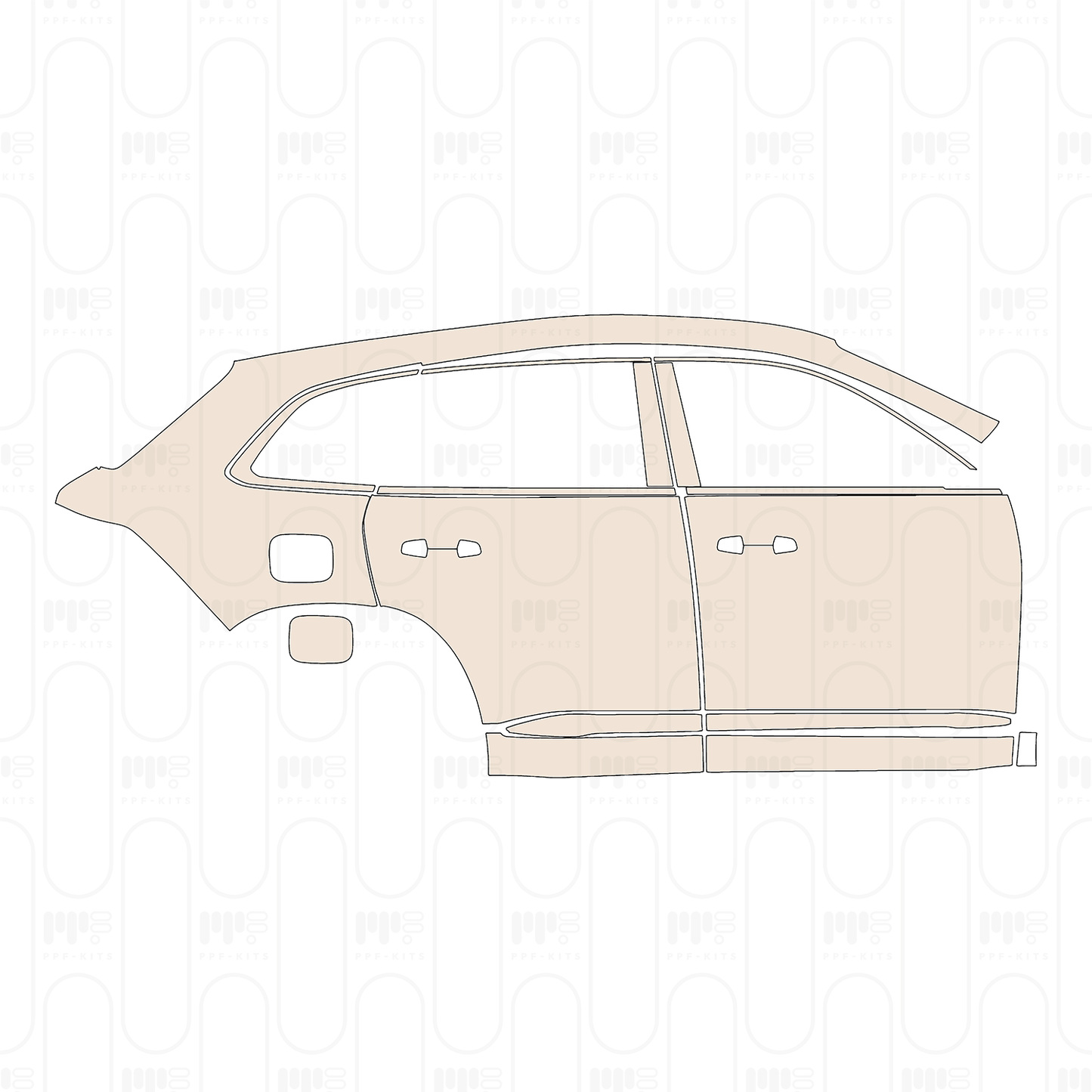 PPF prédécoupé Geely Monjaro 2022