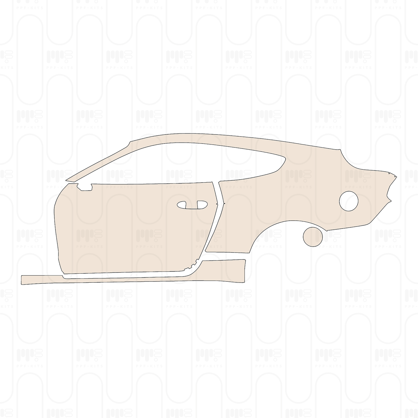 PPF prédécoupé Ford Mustang Fastback GT 2022