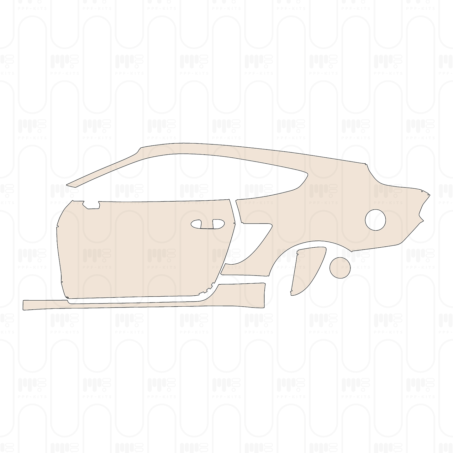 PPF prédécoupé Ford Mustang Fastback GT 2022