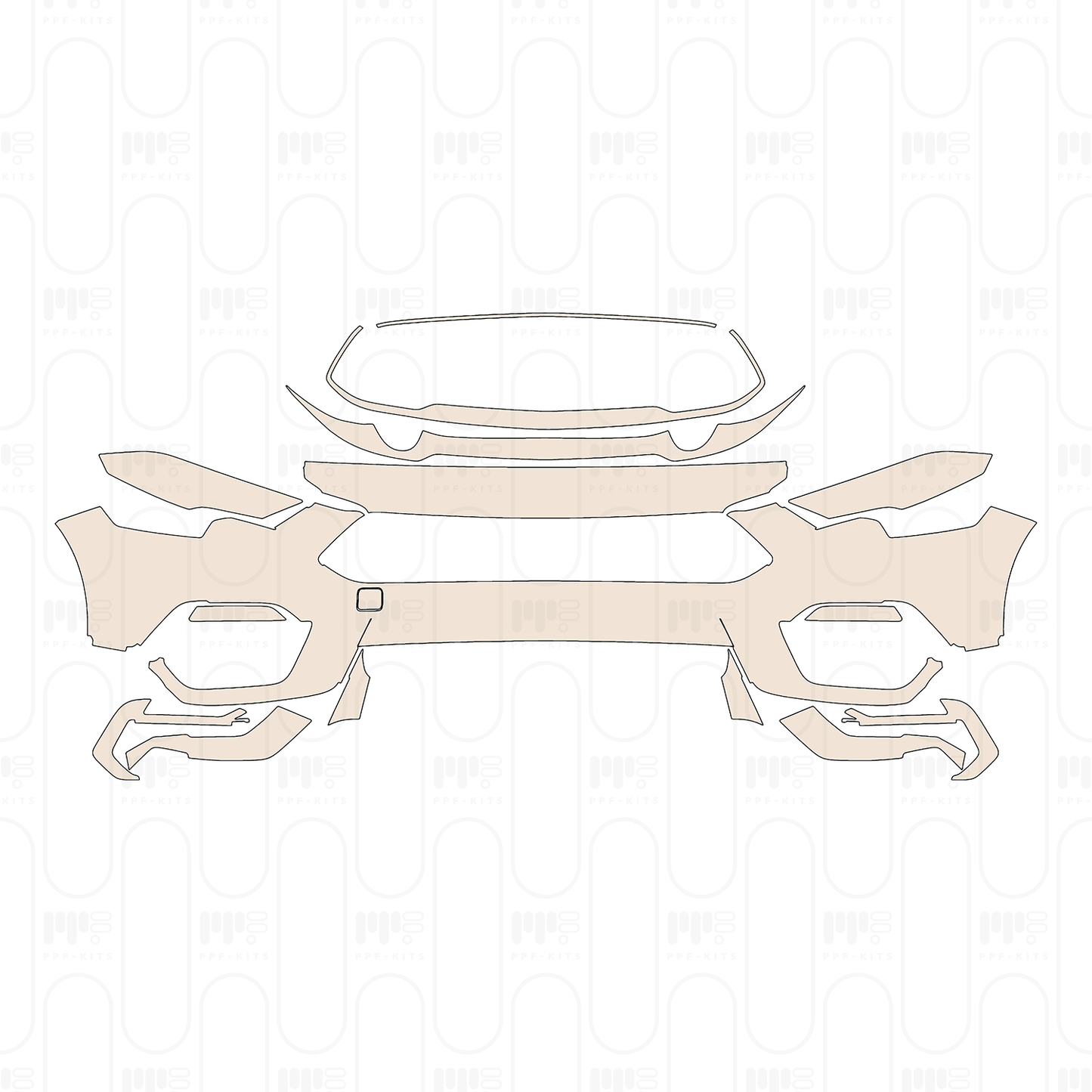 PPF prédécoupé Ford Mustang Fastback Mach 1 2022