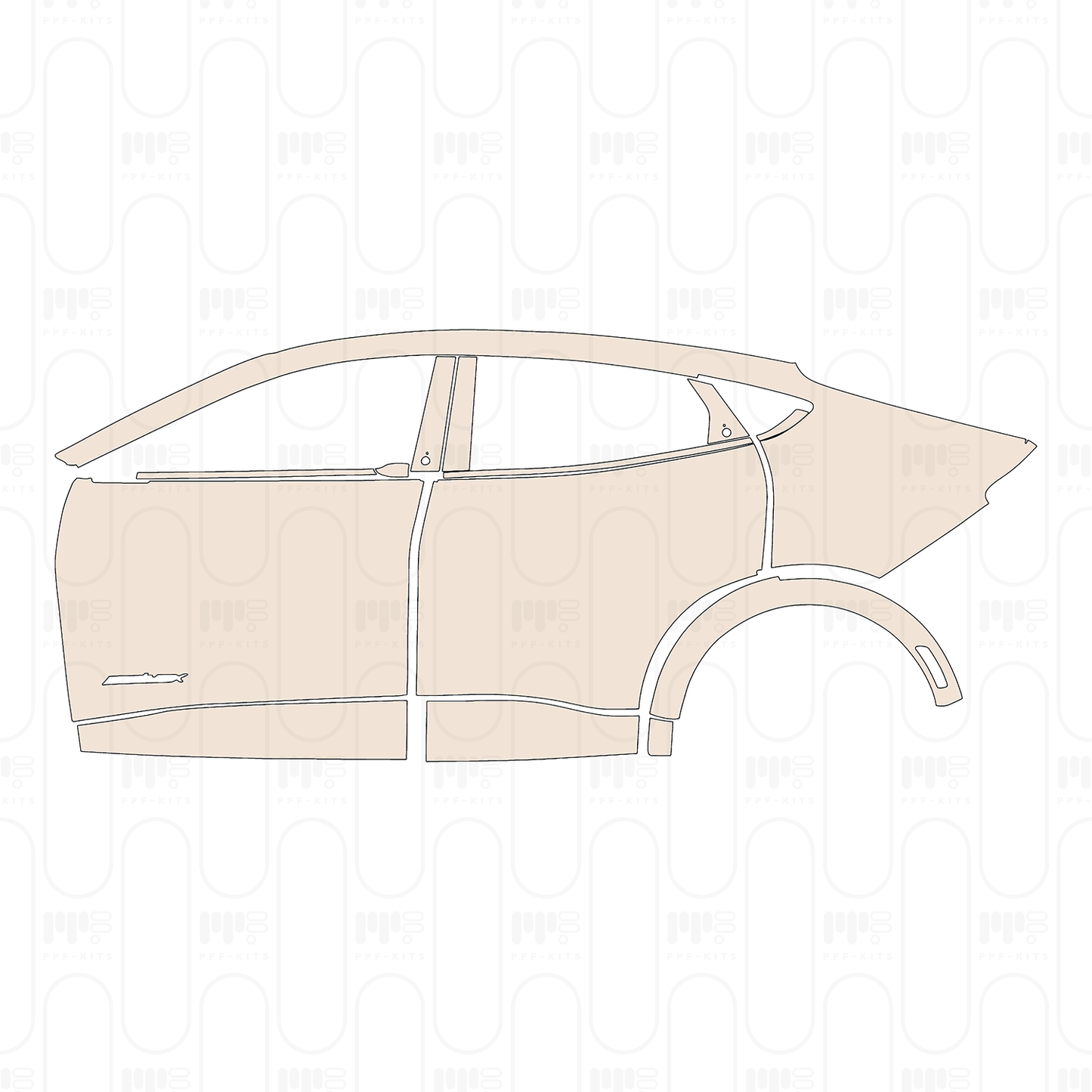 PPF prédécoupé Ford Mach-E GT 2022