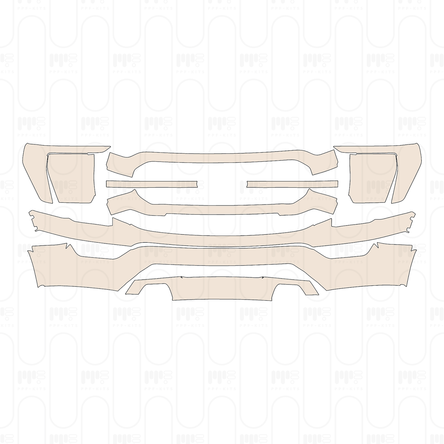 PPF prédécoupé Ford F-150 SuperCrew King Ranch 2022