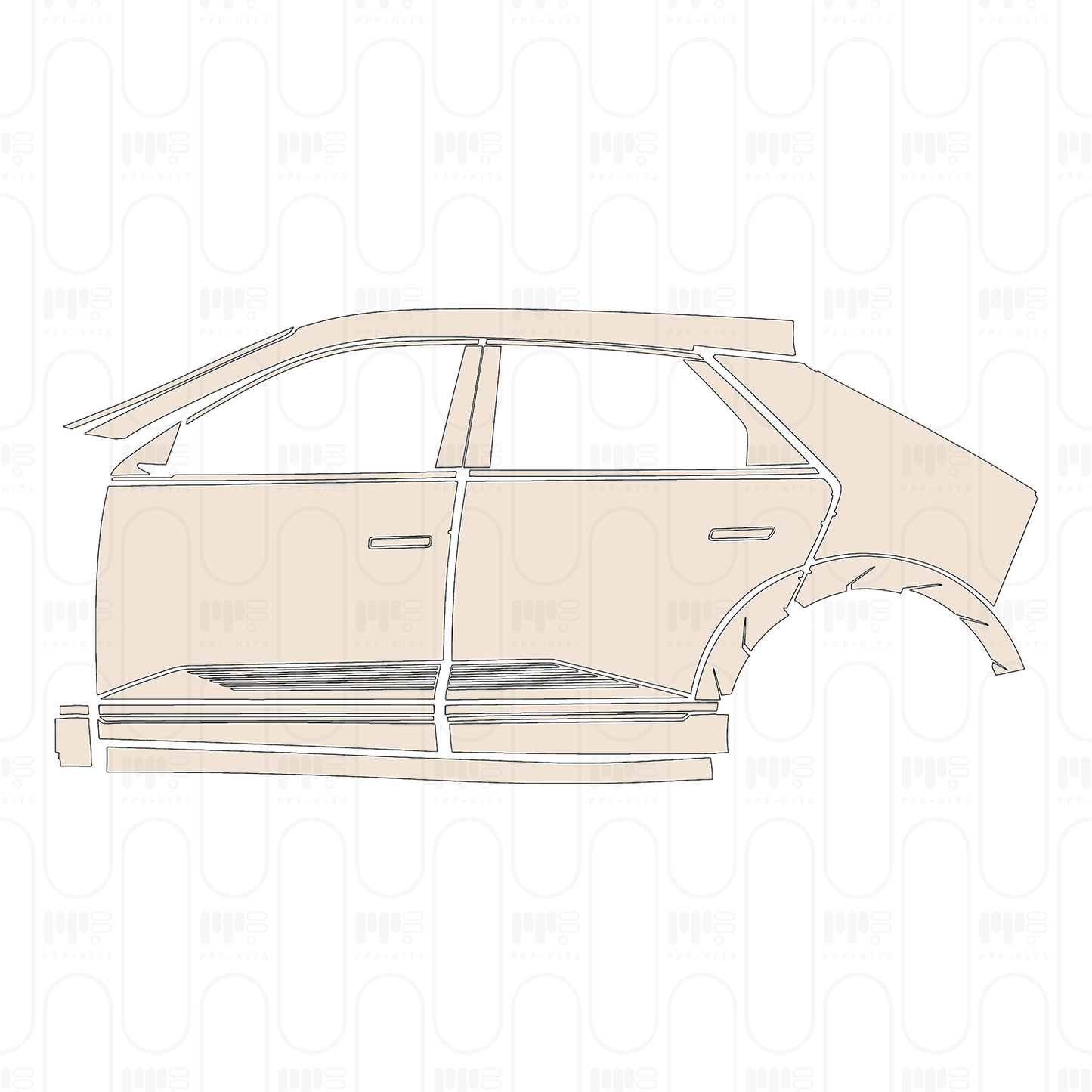 PPF prédécoupé Hyundai IONIQ 5 (US) 2022