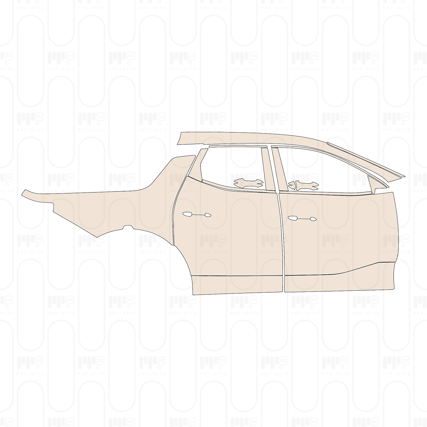 PPF prédécoupé Hyundai Santa Cruz Limited 2022