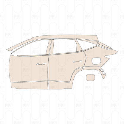 PPF prédécoupé Hyundai Tucson (EU) Base 2022