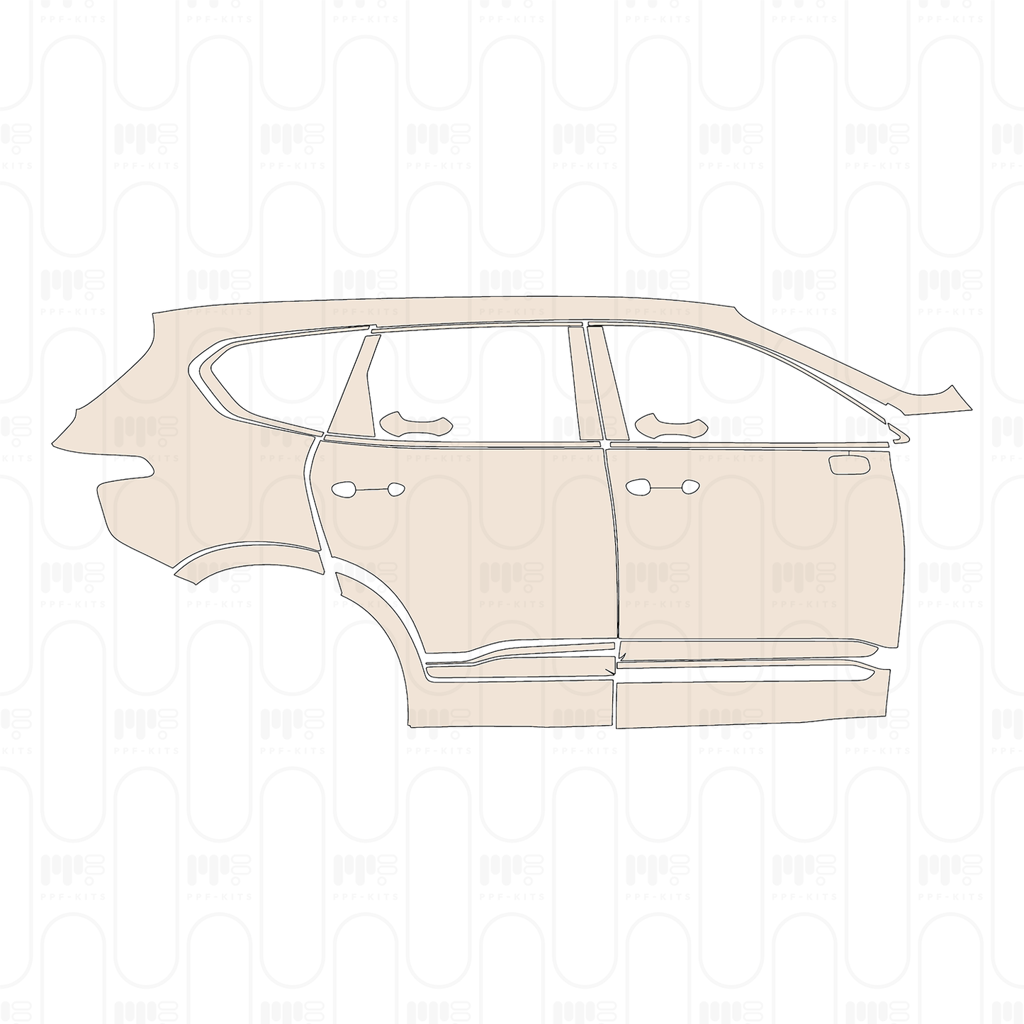PPF prédécoupé Hyundai Santa Fe (US) 2022