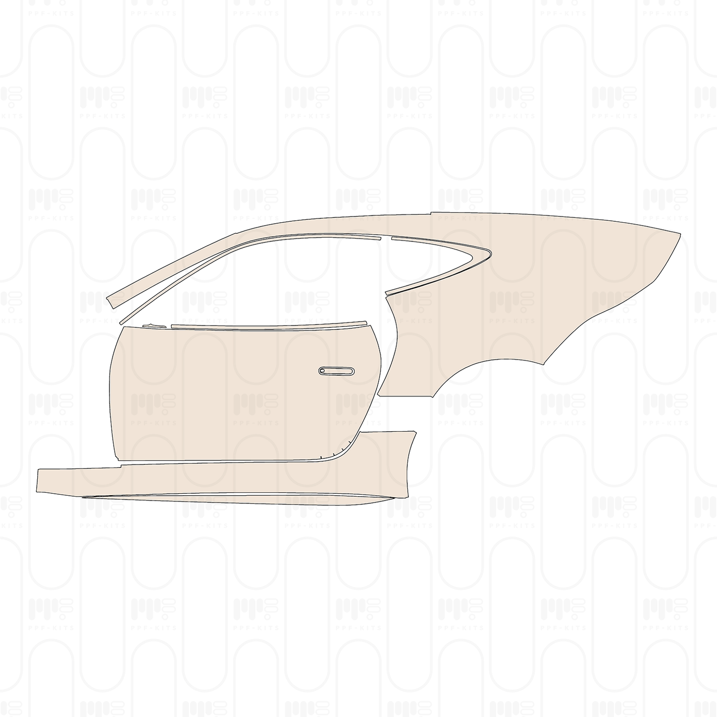 PPF prédécoupé Jaguar F-Type Base Coupe 2022